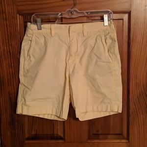 J. Crew Beige Flat Front Men's Shorts